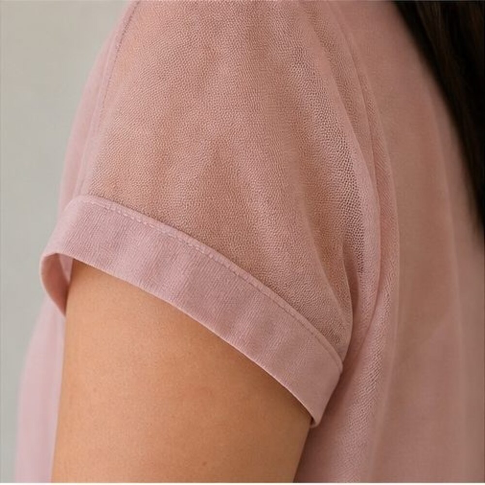 Blush Ruffle Blouse - Picture 5 of 6